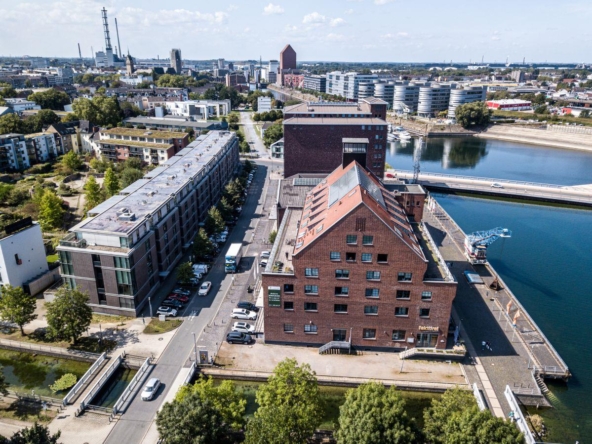 Vogelperspektive Innenhafen