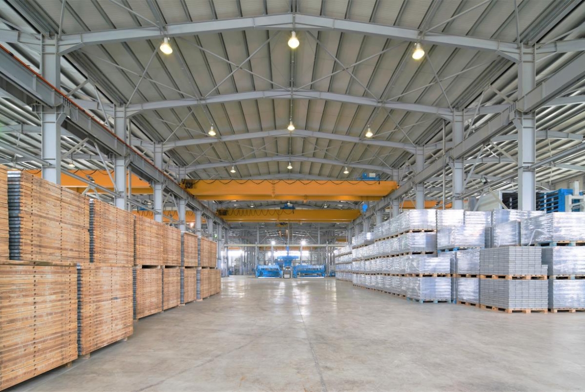 Hallenansicht Muster