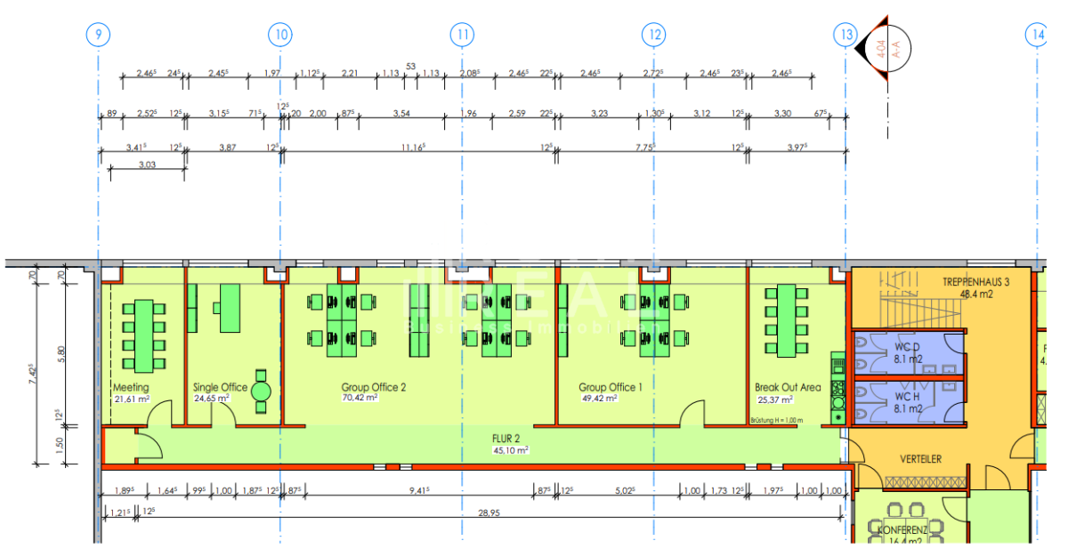 Grundriss Haus 41a, 2.OG Grundriss Haus 41a, 2.OG