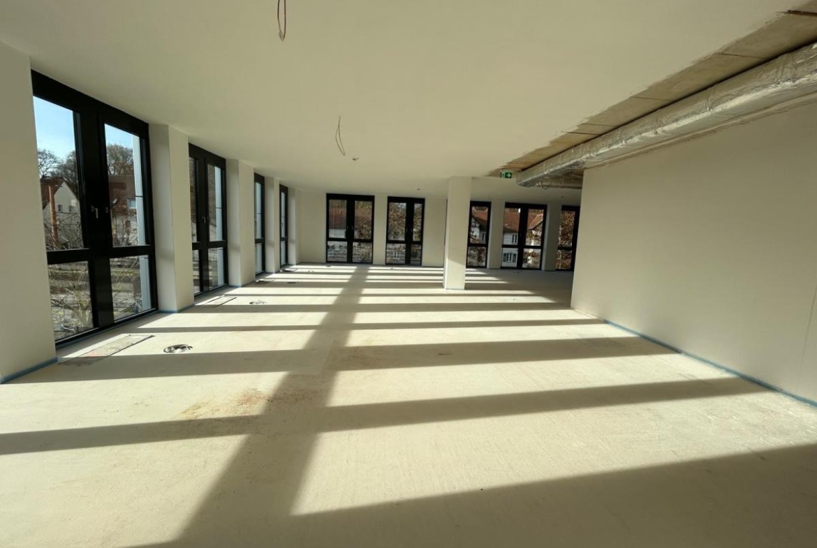 Büroansicht Rohbau