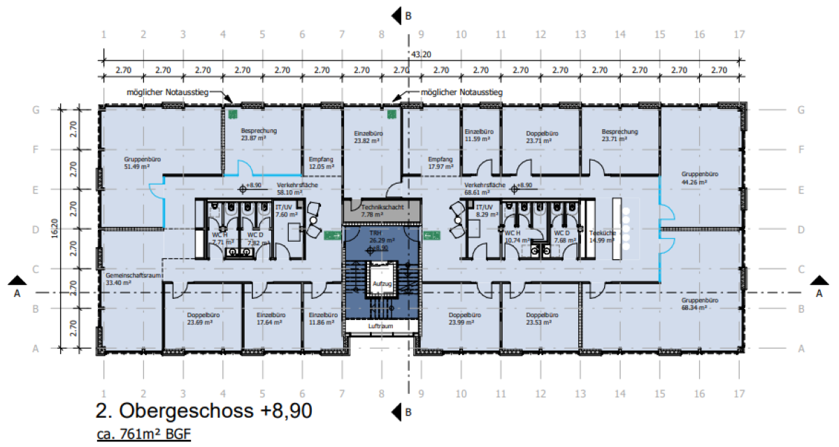 Grundriss 2. OG Grundriss 2. OG